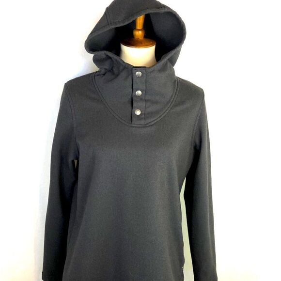 THE NORTH FACE KNIT STITCH SNAP COLLAR HOODIE - Picture 4 of 11